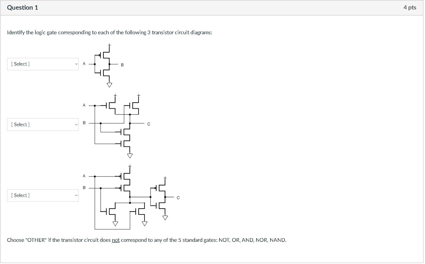 Solved Identify The Logic Gate Corresponding To Each Of The | Chegg.com