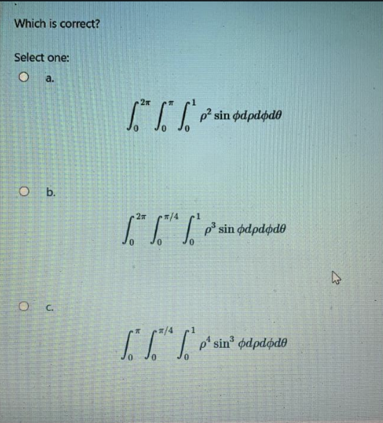 Solved You Are To Change The Integral Go Y Dv To Spher Chegg Com