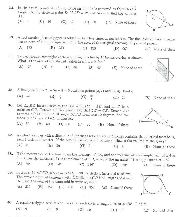 Solved 32. In the figure, points A, B, and D lie on the | Chegg.com