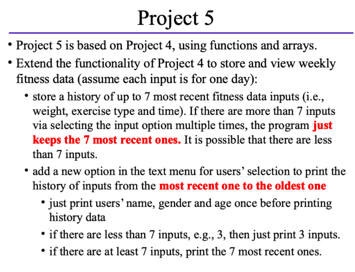 Solved *IN C++, PERFORM THE FOLLOWING TASKS FOR PROJECT | Chegg.com