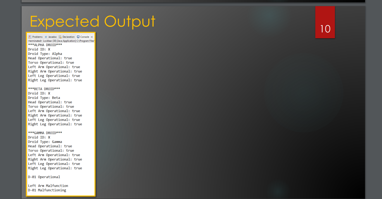 Please provide all of the code for each class in java | Chegg.com