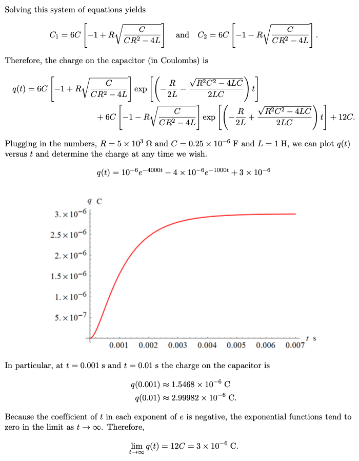 Solved Please show the MATLAB codes using "laplace and