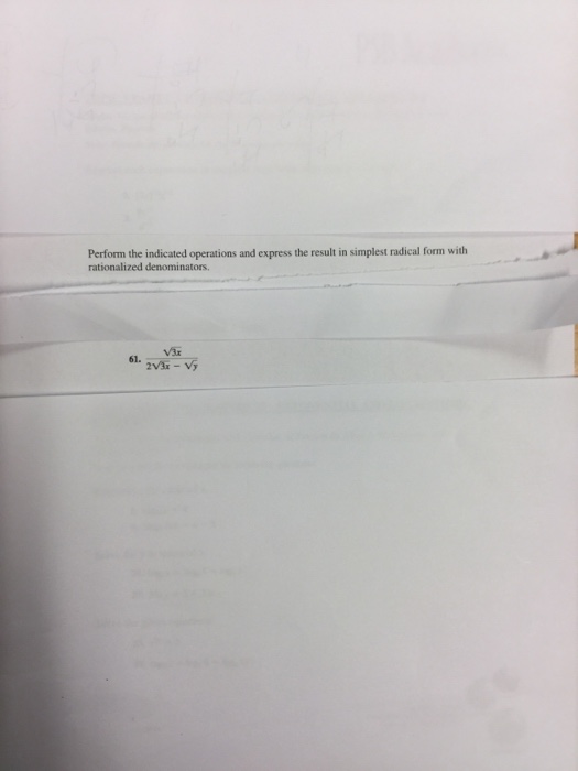 Solved Perform the indicated operations and express the | Chegg.com