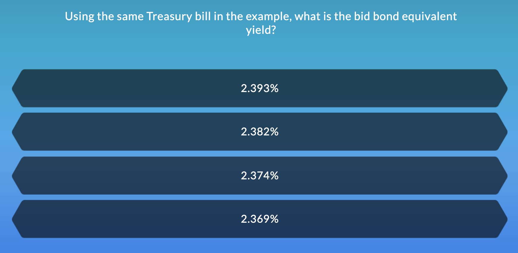 Example 2: Bond Equivalent Yield Figure on previous | Chegg.com