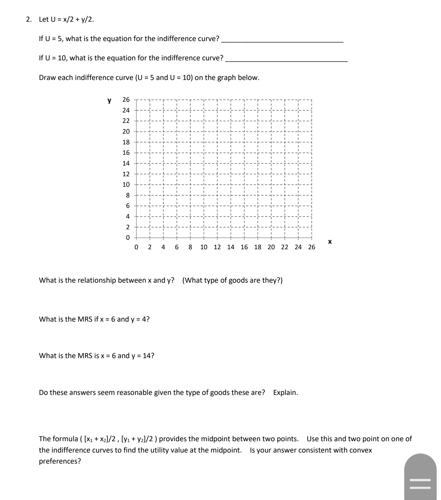 Solved Let U=x2+y2.if U=5, ﻿what Is The Equation For The 