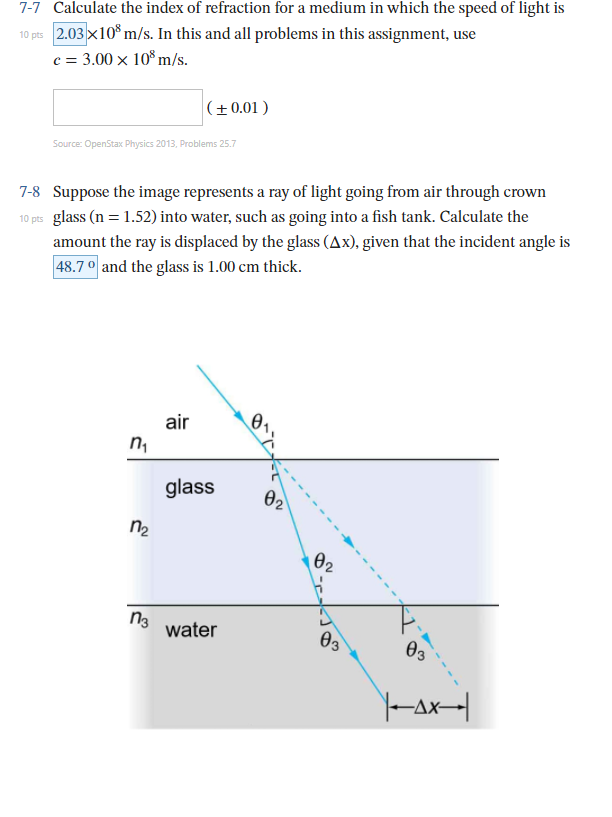 How to Calculate the Speed of Light in a Medium Given the Index of  Refraction, Physics