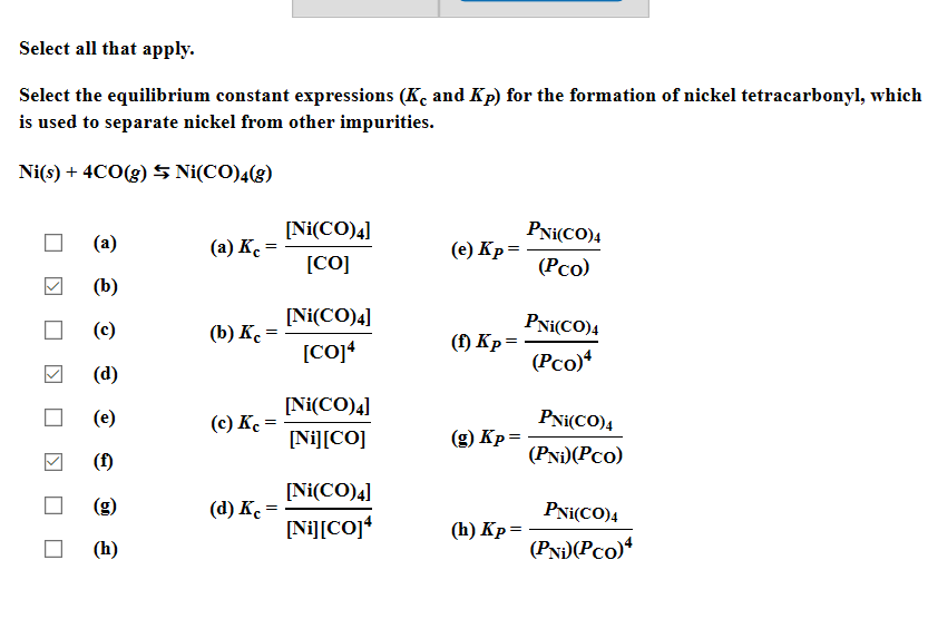 What Is Co G In Chemistry