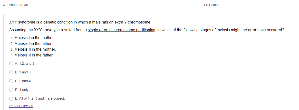 xyy syndrome karyotype