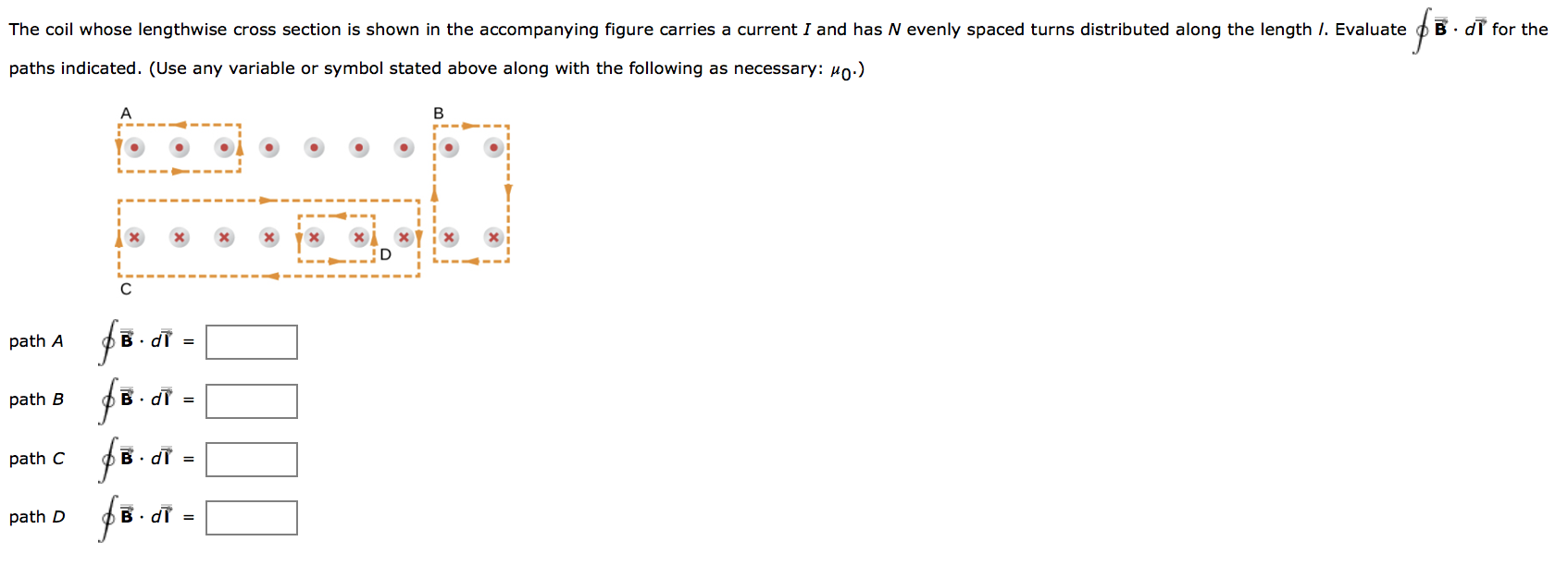 Solved paths indicated. (Use any variable or symbol stated | Chegg.com