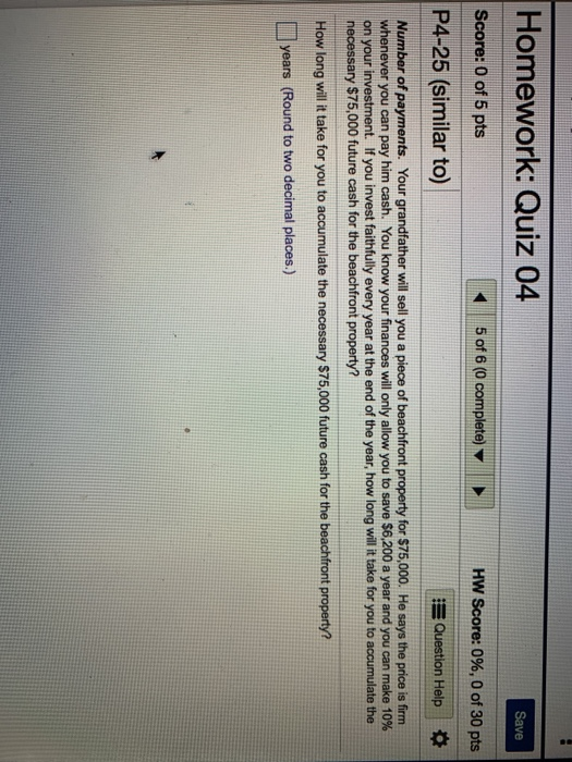 Solved Homework Quiz 04 Score 0 Of 5 Pts P4 25 Similar Chegg Solved Homework Quiz 04 Score 0 Of 5 Pts P4 25 Similar Chegg