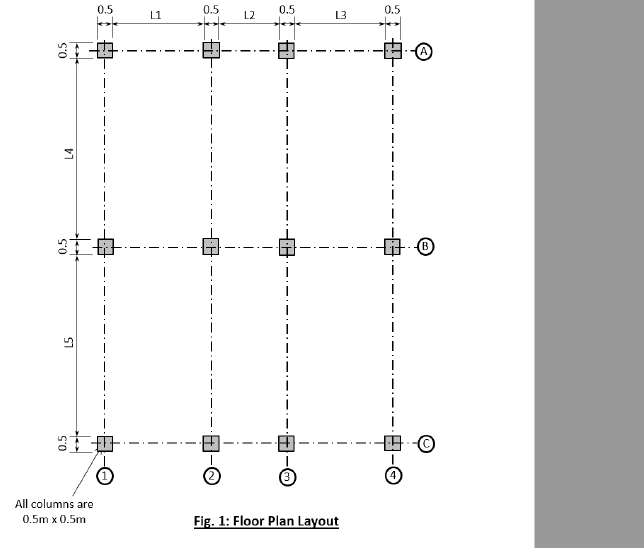 find Loading calculation. One-way solid slab design, | Chegg.com