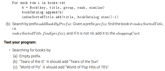 3. Book Store System. This part of the assignment is | Chegg.com