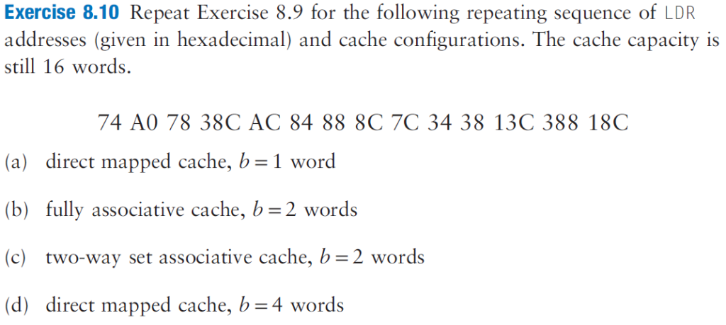 Exercise 8.10 Repeat Exercise 8.9 For The Following | Chegg.com