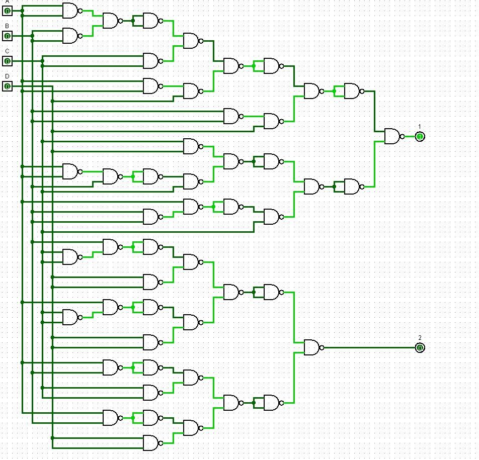 Solved Please simplify the following circuit (ONLY USE NAND | Chegg.com