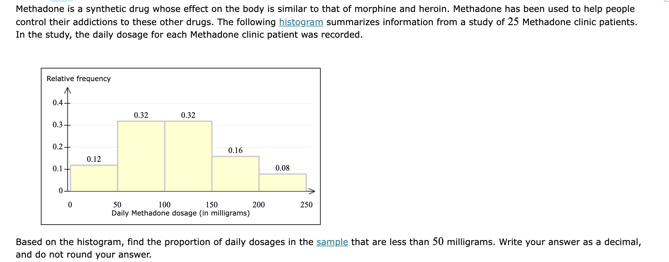 Solved Methadone is a synthetic drug whose effect on the | Chegg.com