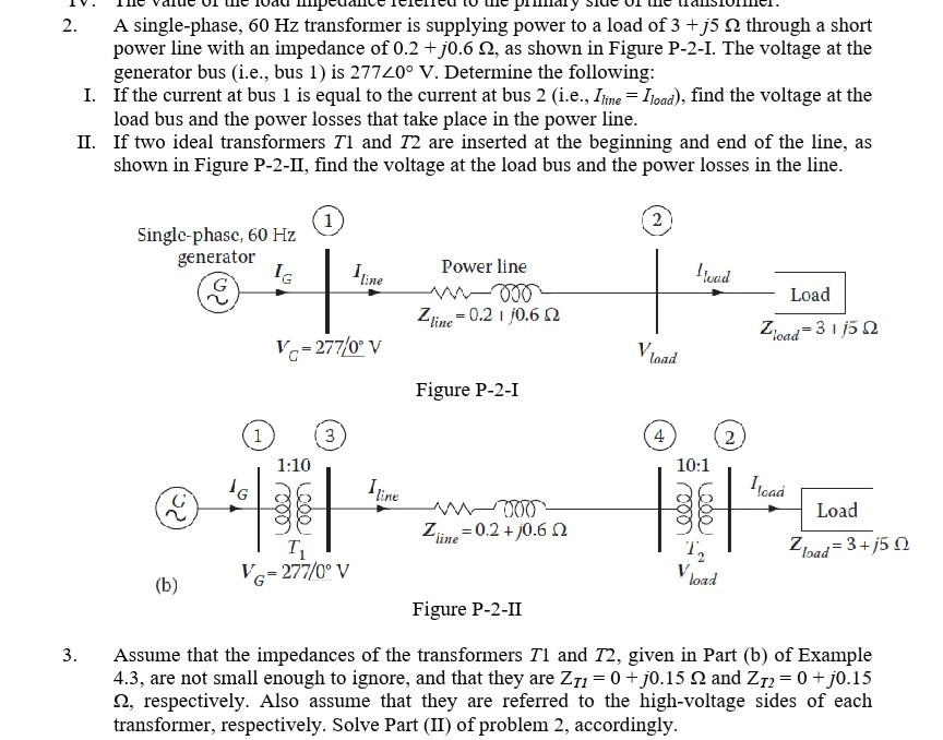 Solved (D) Figure P-2-11 3. Assume that the impedances of | Chegg.com