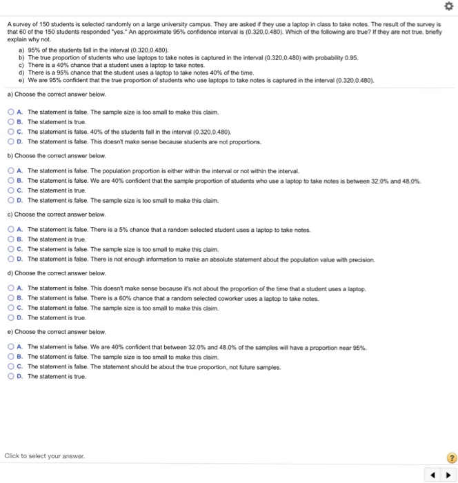 Solved A survey of 150 students is selected randomly on a | Chegg.com