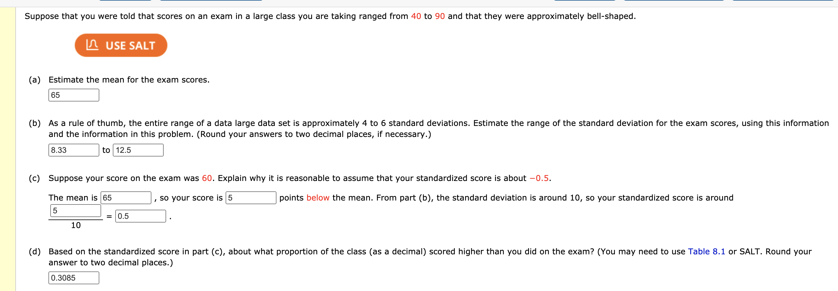 solved-suppose-that-you-were-told-that-scores-on-an-exam-in-chegg