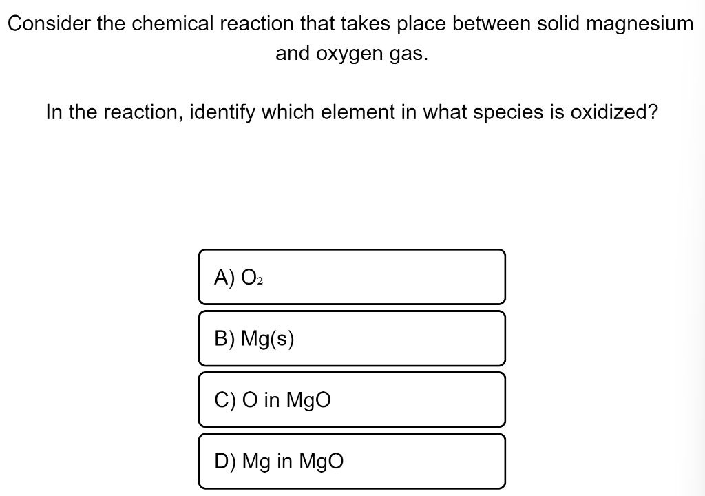 Solved Consider the chemical reaction that takes place | Chegg.com