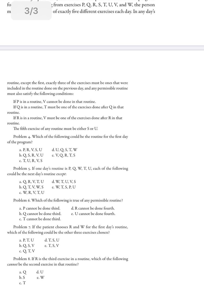Solved Part 2 Answer The Twenty Problems Below For The Chegg Com