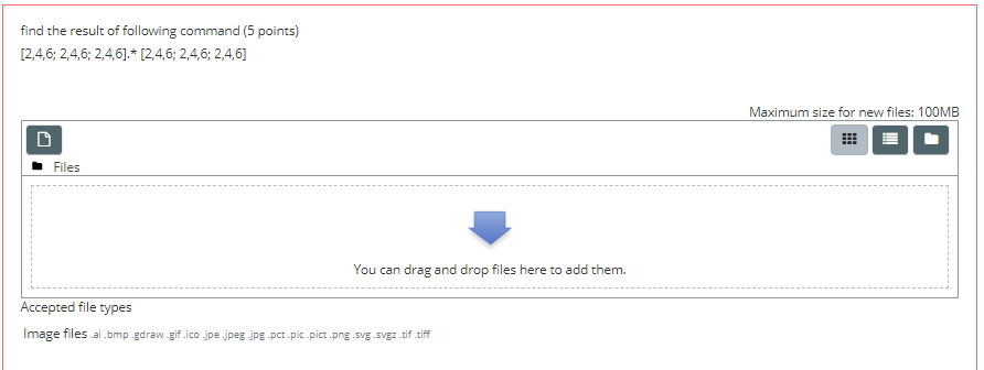 Solved find the result of following command (5 points) | Chegg.com