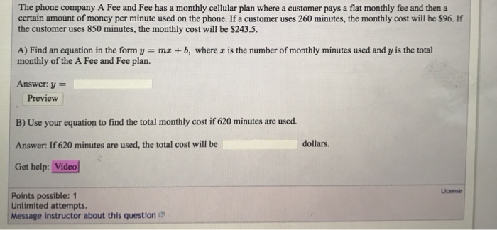 solved-the-phone-company-a-fee-and-fee-has-a-monthly-chegg