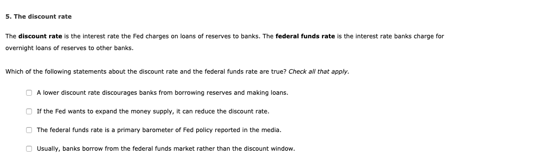 if the fed wants to lower the federal funds rate it can
