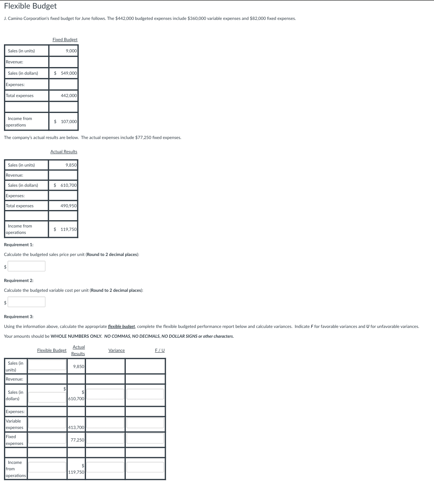 solved-flexible-budget-j-camino-corporation-s-fixed-budget-chegg