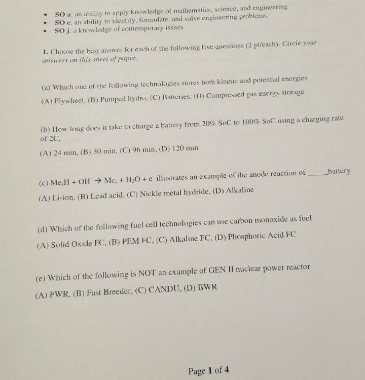 Solved · SO a: an ability to apply knowledge of mathematics, | Chegg.com