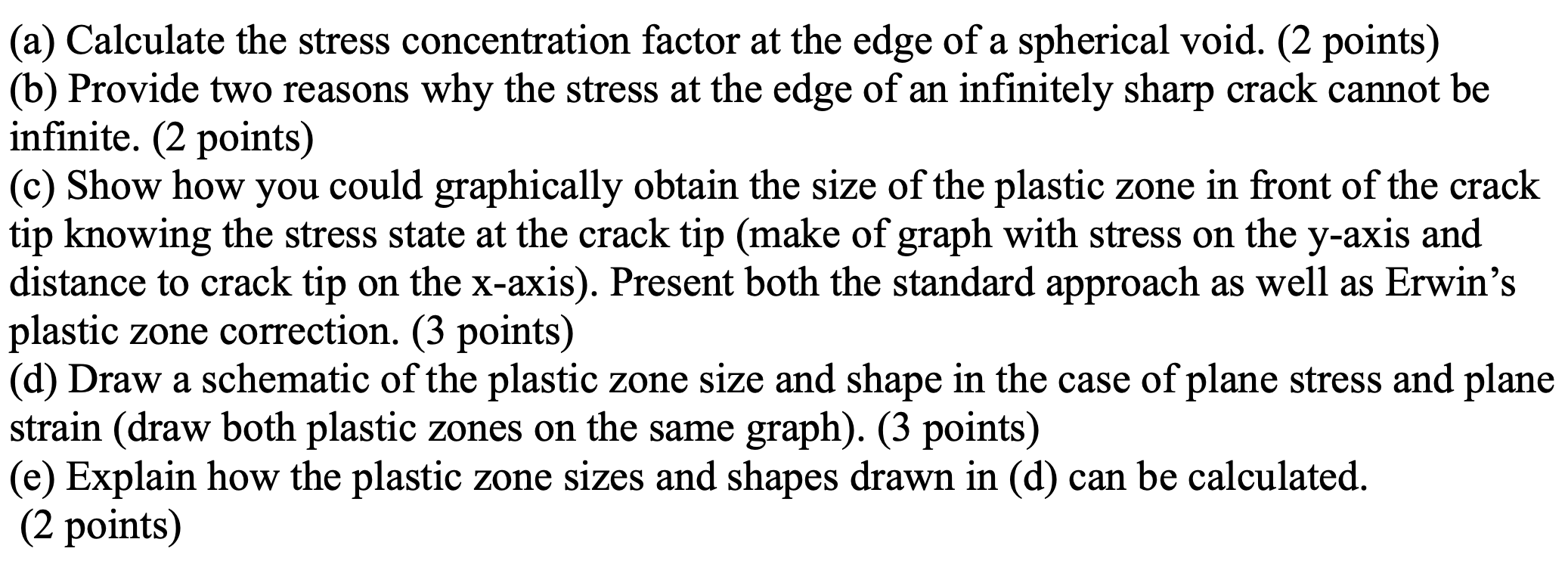 Solved (a) Calculate the stress concentration factor at the | Chegg.com