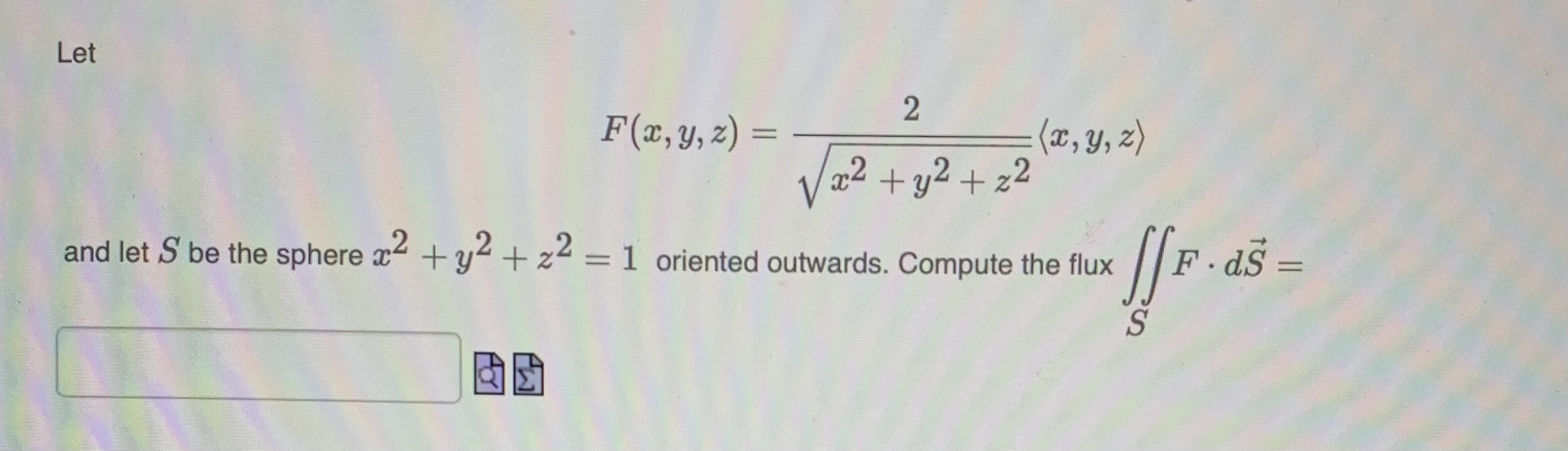 Solved Let F X Y Z X2 Y2 Z22 X Y Z And Let S Be The Sphere