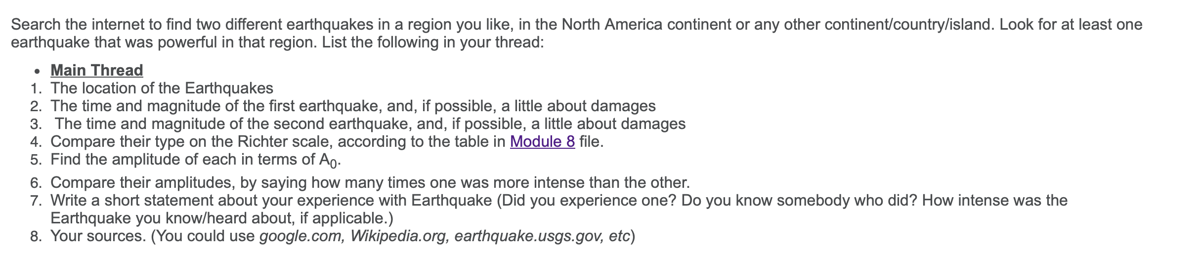 Largest earthquakes north america