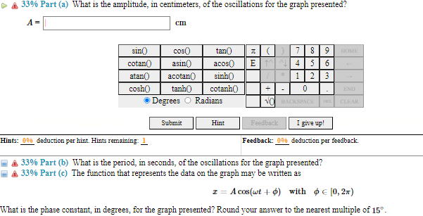 Solved (10%) Problem 3: Some College Physics students are | Chegg.com