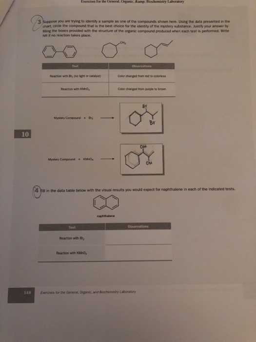 Solved Exercises for the General, Orpanic, &