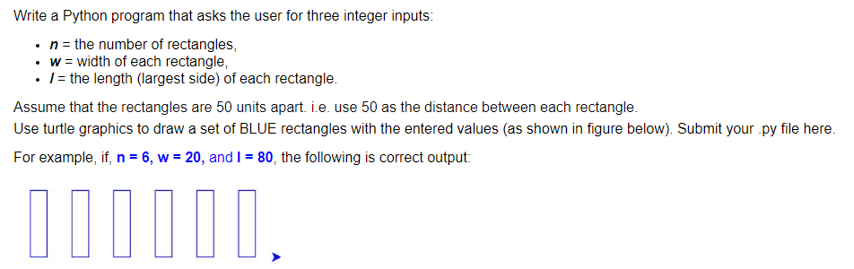 Solved Write a Python program that asks the user for three | Chegg.com