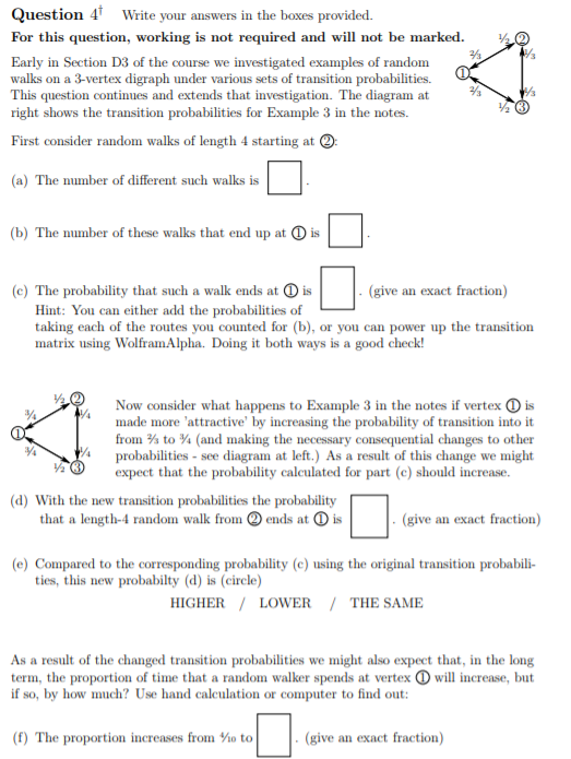 Solved Question 4T Write Your Answers In The Boxes Provided. | Chegg.com