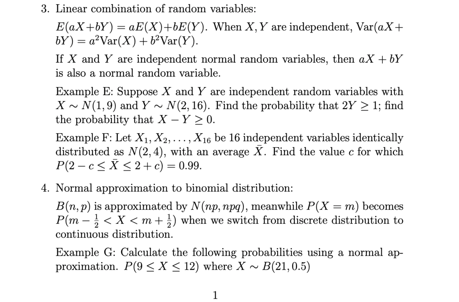 Solved 3. Linear combination of random variables: = = EaX+Y) | Chegg.com