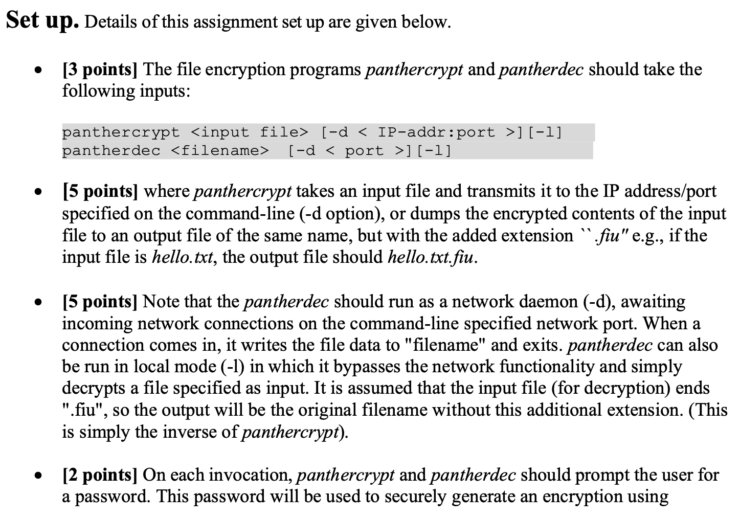 Using C to create file encryption, decryption, and | Chegg.com