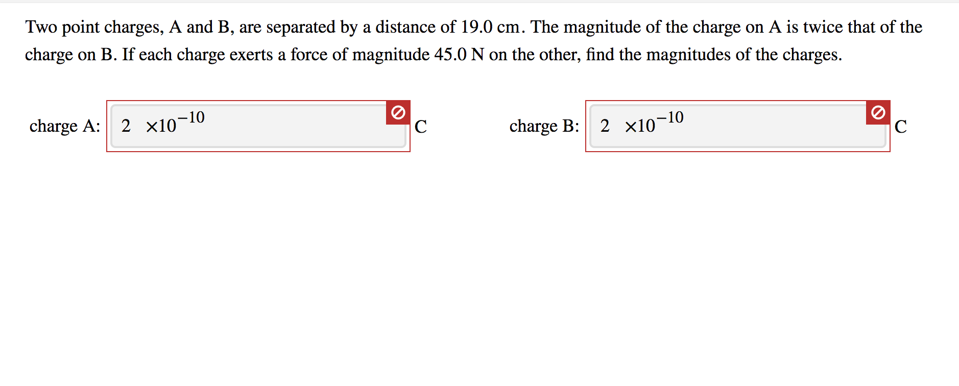 Solved Two Point Charges, A And B, Are Separated By A | Chegg.com