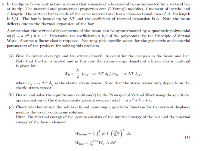 Solved In the figure below a structure is shown that | Chegg.com