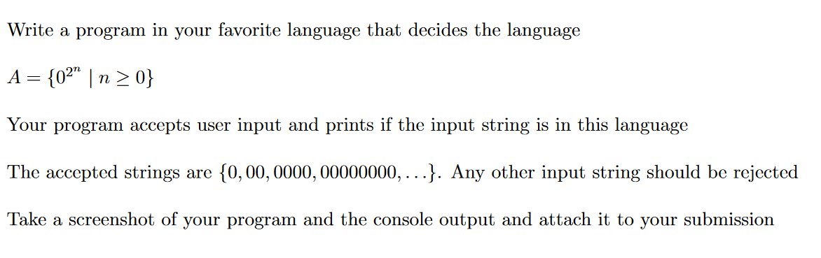 Solved Write a program in your favorite language that | Chegg.com