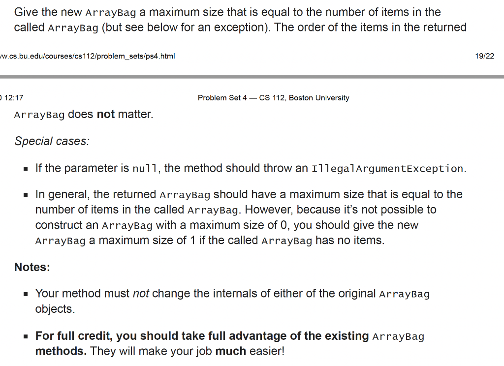 Solved Problem 5: Adding methods to the Arrауваg class 30 | Chegg.com