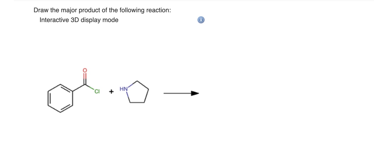 Solved Draw the major product of the reaction of benzoyl | Chegg.com