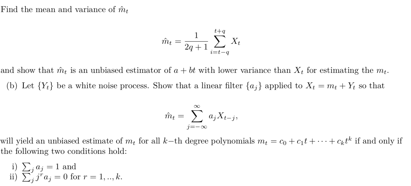 Solved Find The Mean And Variance Of It Tta 2q 1 T Chegg Com