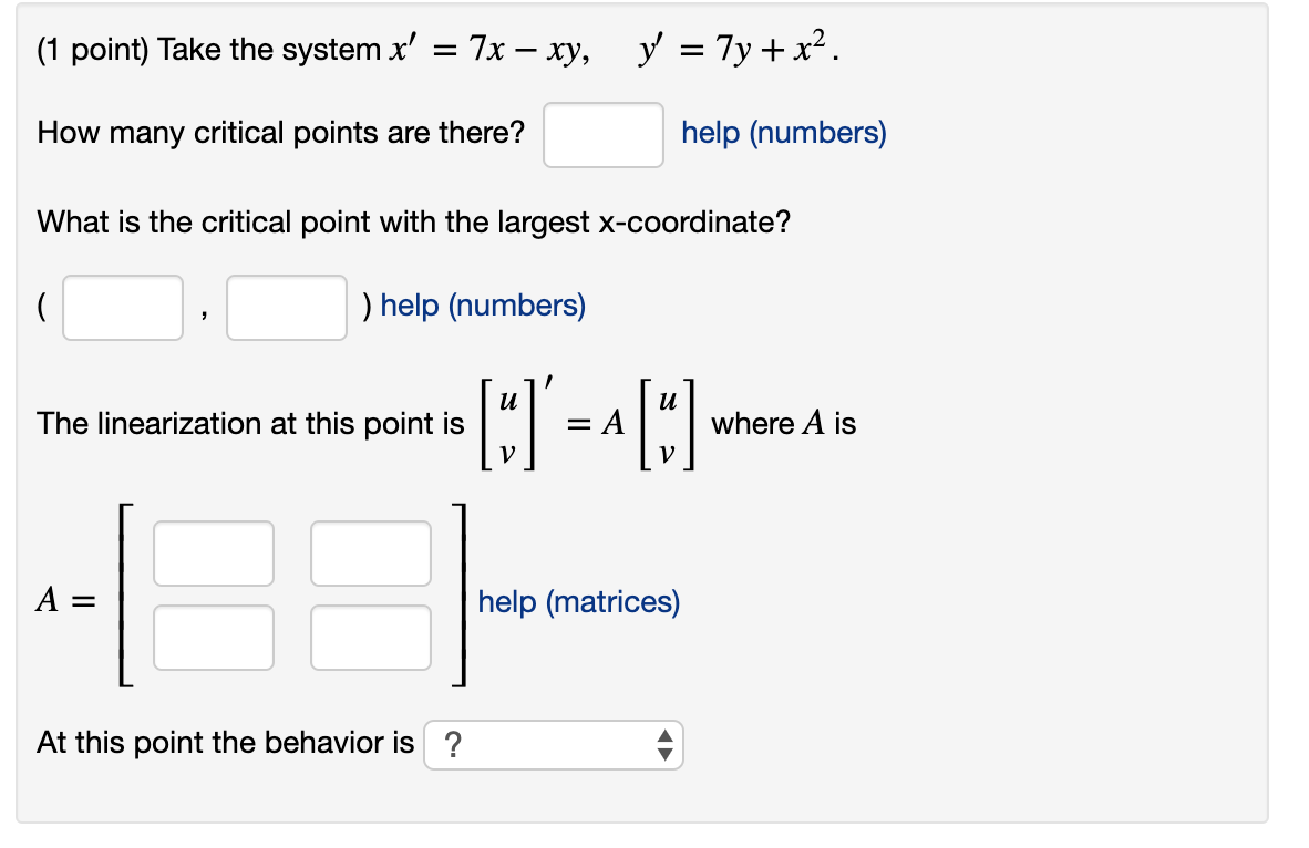 solved-1-point-take-the-system-x-7x-xy-y-7y-x2-chegg