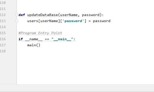 Solved Create a project in pycharm called simple bank.Code | Chegg.com