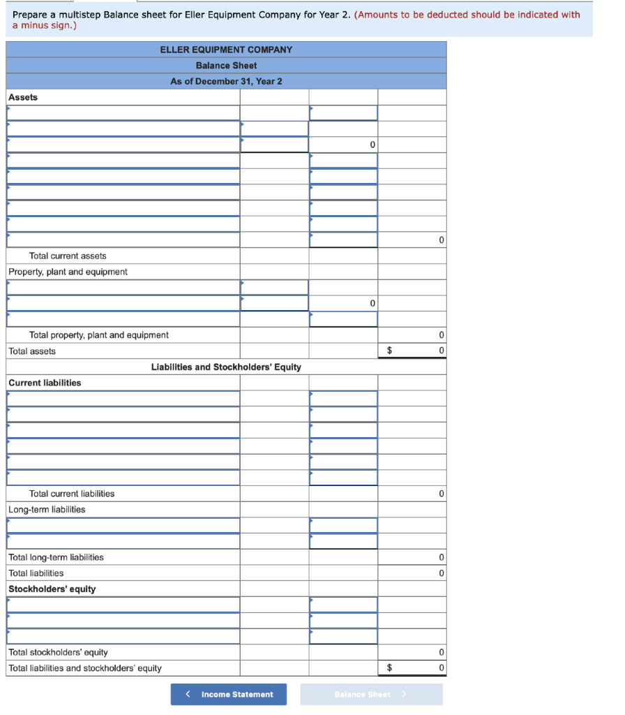 Solved Required Use the following information to prepare a | Chegg.com