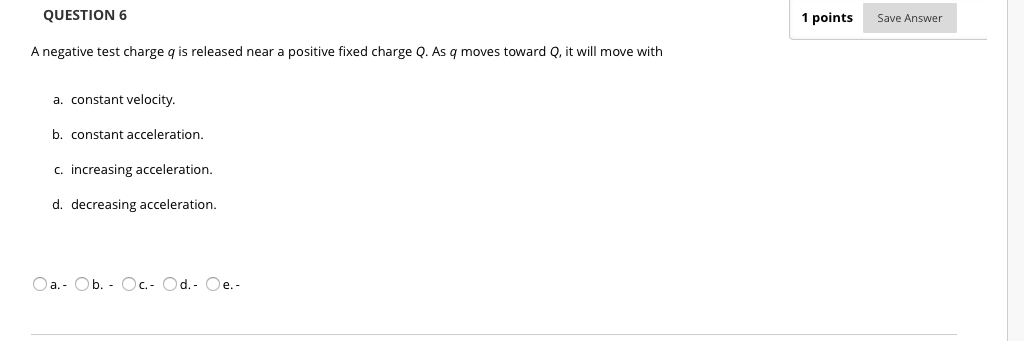 Solved QUESTION 6 1 points Save Answer A negative test | Chegg.com