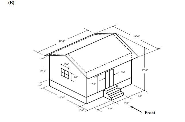 orthographic drawing house