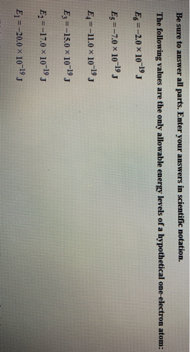Solved Be sure to answer all parts. Enter your answers in | Chegg.com